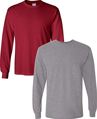 Image of Gildan Men's Ultra Cotton Long Sleeve T-shirt, Style G2400