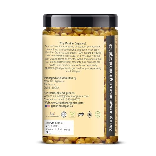 Image of ManHar Organics Kashmiri Garlic (Lehsun) 1200 grams, A Taste Of Himalayan Tradition, Premium Himalayan Single Clove Garlic For Strong Immunity & Diabetes (Pack of 3, 400gm each)