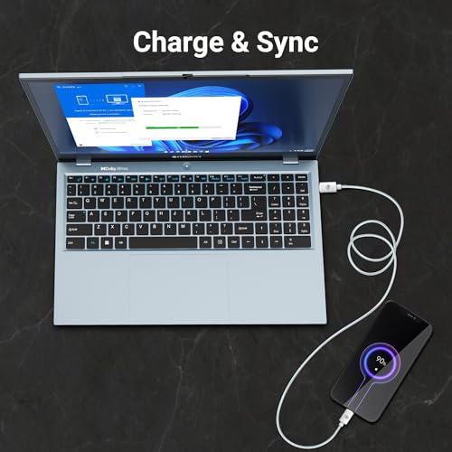 Image of ZEBRONICS Type C to Type C Strong Braided Cable, 60W PD Fast Charging, for iPhone 16 Series, 15 Series, iPad, MacBook, Samsung, Other Android Devices, Data Sync, 1 Meter (ZEB-TT60+) White