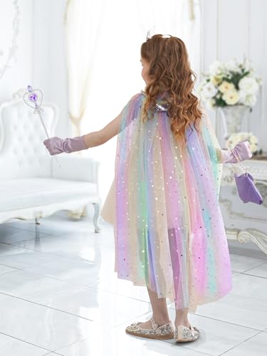 image for Fuzmo Light Up Princess Dress Up Clothes for Little Girls 3-6, Princes