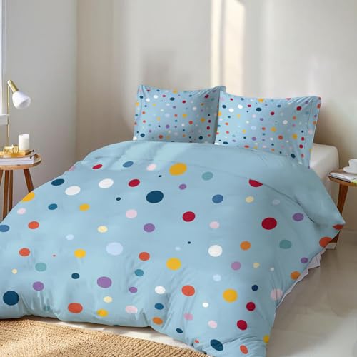 Housse de couette 220x240 bleu clair pour chambre parentale
