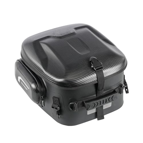 Bolsas Asiento Motocicleta 34L con concha dura y diseño impermeable para casco