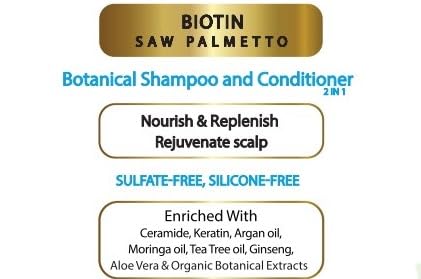 Every Man Jack 2-in-1 Thickening Shampoo & Conditioner 13.50 oz ( Pack of 6)