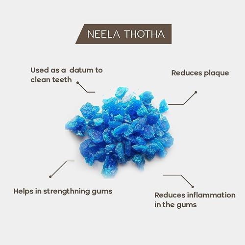 Indiana as offered by nature Copper Sulphate Crystals (Neela Thotha, 100Gm)