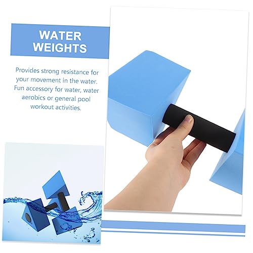 Pesas acuáticas para ejercicio en piscina x2 miniatura 6