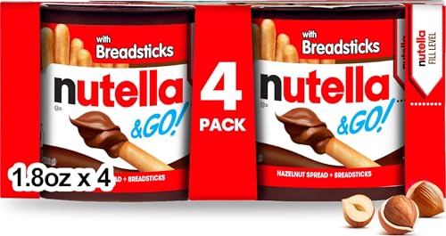 Image of Nutella & Go Hazelnut Spread and Breadsticks, 7.3 oz