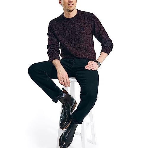 Nautica Men's Rolled Crewneck Sweater4