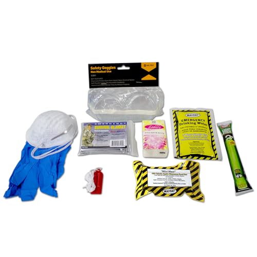 QuakeHOLD! Evacuation Essentials Plus Kit, Earthquake, Fire, Flood, Hurricane, Bug Out Bag, 5-Year Food, 5-Year Water, Emergency Preparedness Kit, Compact Survival Bag For Office, Home, Car, 1 Pack - Image 4