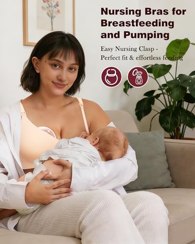 Image of As Fairy Seamless Nursing Bras for Breastfeeding Soft Wireless Sleep Maternity Bralette Regular and Plus Size