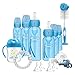 Dr. Brown's Natural Flow Anti-Colic Options+ Special Edition Blue Baby Bottle Gift Set with Soft Sippy Spout Transition Cup, Flexees Teether, Bottle Cleaning Brush and Travel Caps