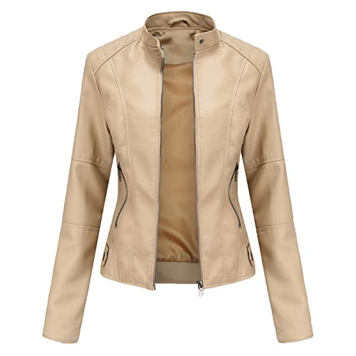 Veste de moto amincissante femme en cuir grande taille