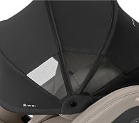 Maxi-Cosi Sonnenverdeck XL für Autositz Pearl XL Slide Pro und Emerald 360 Plus, Zubehör für Kindersitze, Stoff mit UPF 50+, Extragroßes Verdeck, Für komfortable Fahrten, Einfache Anbringung, Black – Ansicht 2