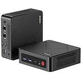 BOSGAME E4 Mini PC, Mini Computers with AMD Ryzen 5 3550H, 16GB DDR4 512GB PCIe SSD, Dual RJ45, 4K Triple Display, USB-C, USB 3.2, Wi-Fi 5/BT 5.0, Micro Desktop Computers for Office, Home & Streaming