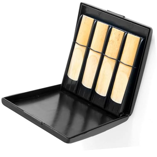 WOHPNLE Reedcase Storage Holder, 8 Piece Reedcase for Saxophone Reedbox Clarinet Bari Sax Reeds...