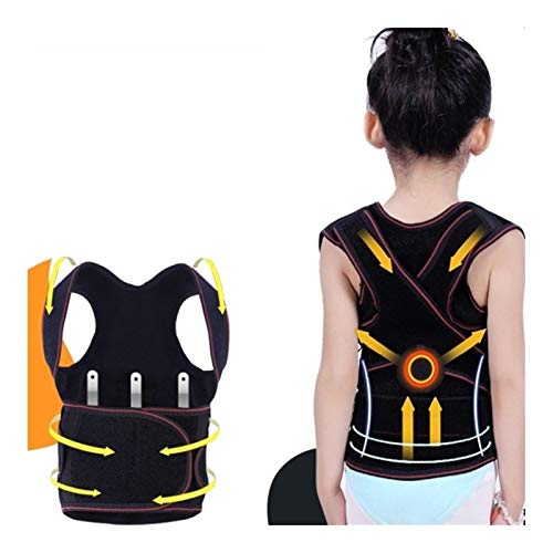 jiChenxiang Corrector de Postura para clavícula, Columna Vertebral, Espalda, Hombros, Soporte Lumbar, corsé, cinturón ortopédico (Color: Color Piel, Talla: código M)