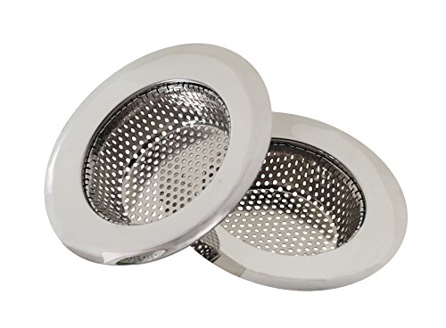 Colador para fregadero de cocina acero inoxidable 2 unidades 4.5 pulg