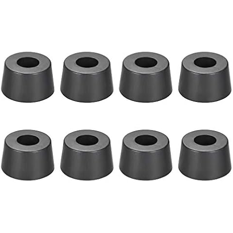 sourcing map 8 Uds Caucho Pies Antivibración para Altavoz Cover