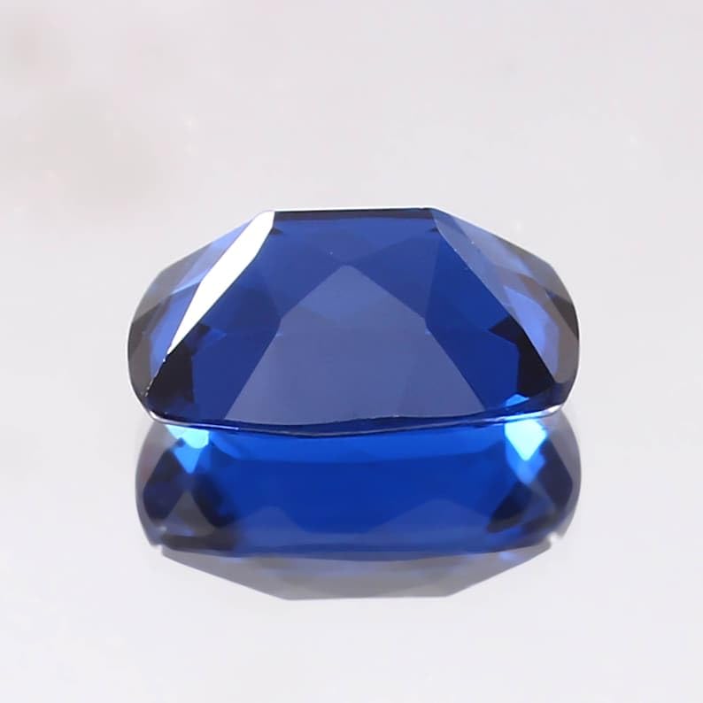 Saphir bleu naturel véritable 10x14mm pour remplacer pierre de bague