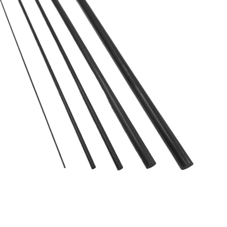 Solidny okrągły pręt z włókna węglowego, różne specyfikacje średnic, lekkość i wysoka wytrzymałość, do modelowania i projektów DIY(16mm 2pcs)