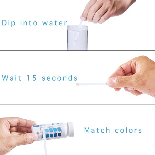 Supercheck Chlorine Test Strips, 0-750 Ppm, 50 Count, Chlorine Test Strips For Food Service, Measure Chlorine Contents In Sanitizing Solutions, Sanitizer Test Strips Food Service, Bleach Test Strips #TOP4