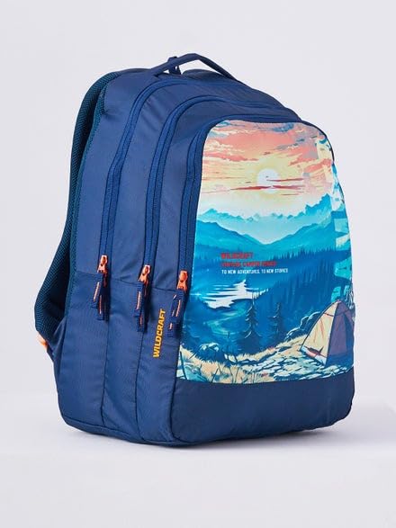 Image of Wildcraft Stylish Polyester Unisex Backpack | Atlas 40 Durable & Lightweight backpack for Men & Women | Backpack for Office, Gym, Travel - 40 Litre,