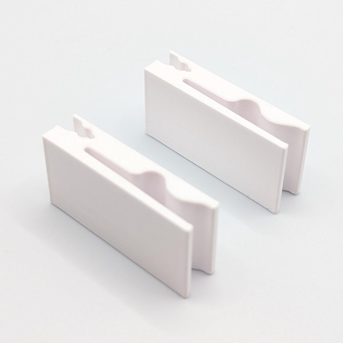 2er Set Kabelclip Ersatz passend für Leifheit Bügeltisch und Bügelbrett - Kabelhalterung Weiß | Printbtw Made in Germany