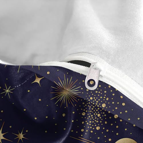 Parure de lit étoiles cosmiques en microfibre de qualité supérieure avec impression 3D durable - 8