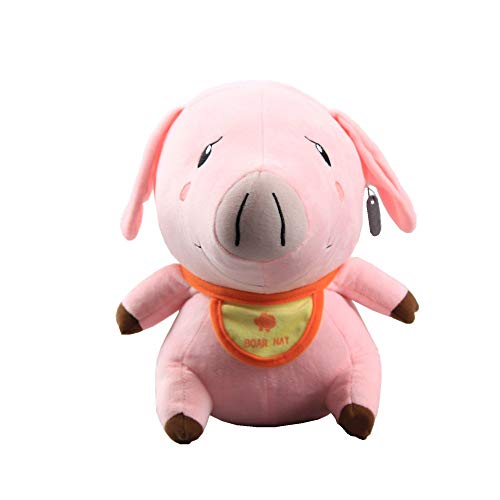 yuanchuang Juguete de Peluche Pink Pig Plush Doll Toys 23x26x27cm Anime Cartoon Plush Soft Toys Pink Pig Soft Dolls Regalo para Niños