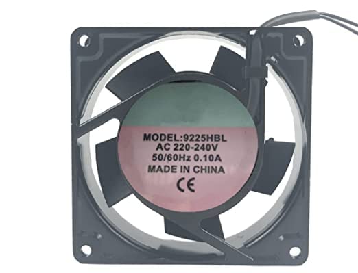 Ventola Di Raffreddamento In Metallo 220V Su Bronzine 92x92x25mm - Foto 8