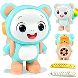 Little Bear Story Dream Projector, Interactive Play & Early Learning Toys for Kids, Includes 11 Fairy Tale Stories & 9 Word Cards, Night Light, Fun Bedtime Educational Gifts for Boys & Girls Ages 2-6