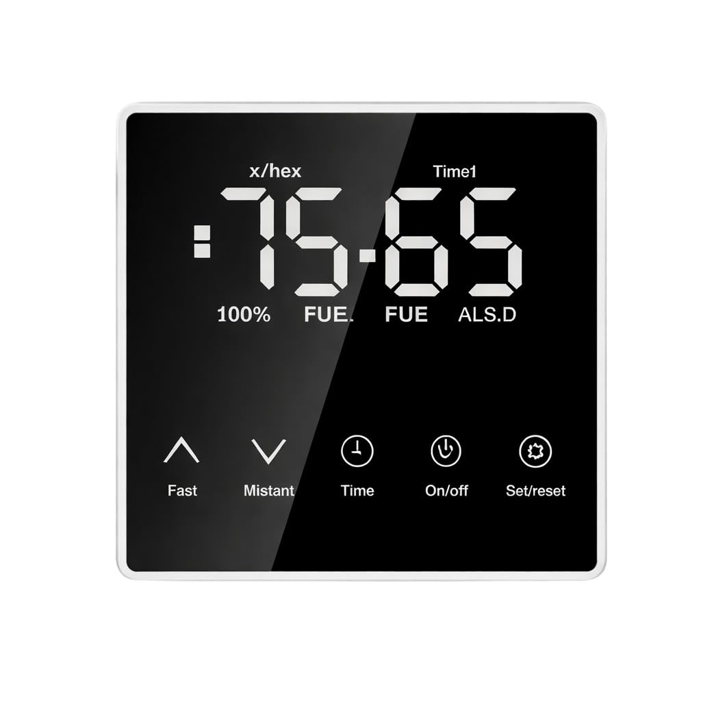 Chauffe-eau hybride 6 l pour camping-car, camping-car, van, bateau et abri de jardin, 12 V CC et 230 V CA, écran LCD avec contrôle de la température