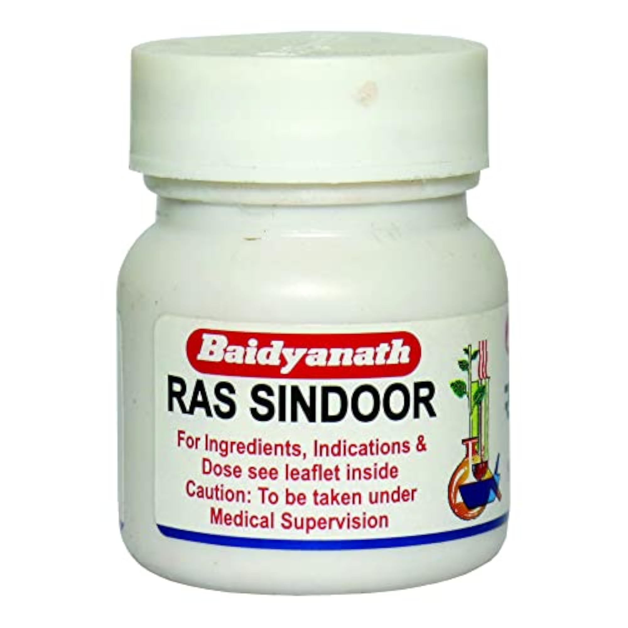 Baidyanath Ras Sindoor, Ayurvedic Herbal Supplement, Pack of 2