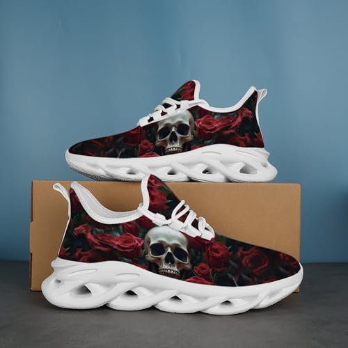 Image of Mens Running Shoes Gym Slip on Sneakers Non Slip Walking Tennis Sports Work Athletic Workout Casual Lightweight Breathable Fashion