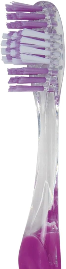 SmartSmile Bulk 72 Pack Adult Toothbrushes - Assorted Colors - Individually Packaged Blister Packs - Soft Bristles Clear Handle - Travel, Dental Offices, Donations, Hotels, Airbnbs - #21-552