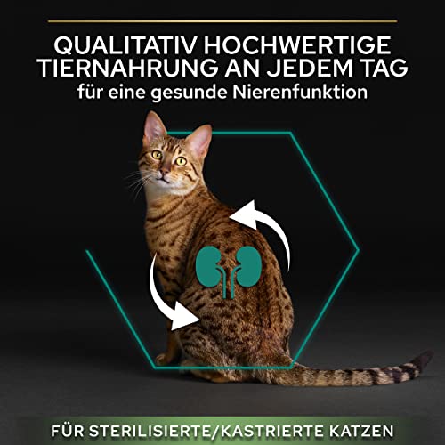 Pro Plan Sterilised Adult 1+ Katzenfutter trocken mit Optirenal, reich an Lachs, 1er Pack (1 x 1,5kg)