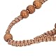 10 Stück Holz Rosenkranz auf 10 Stück Holz Rosenkranz Jesus Holz Rosenkranz Perlen Impressum Katholischen Unisex Stil Holzperlen Kreuz Rosenkranz Halskette Schmuck für Männer Frauen(Hellbraun)