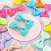 QingHan Dog Hair Bows 2 inches Small Puppy Bowknot Clips for Pet Grooming Accessories Doggy 60Pcs (30 Pairs)