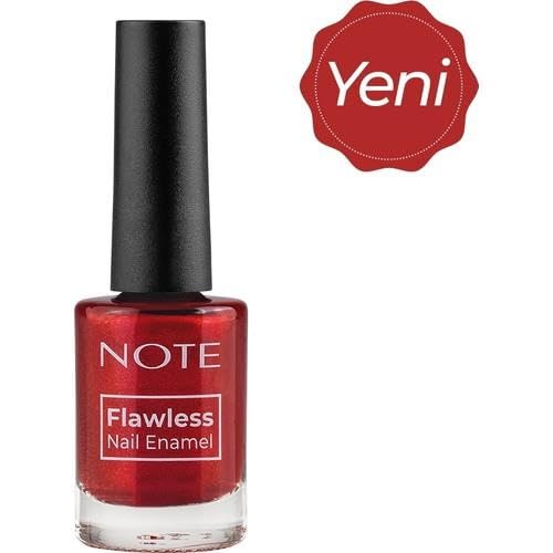 Note Cosmetics Nail Flawless Oje 34 Crazy Red, Kırmızı