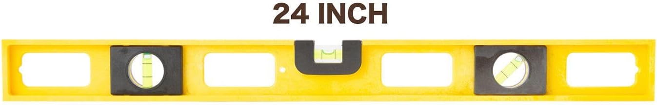 Mayes 48-Inch Aluminum Wallboard Square, Magnetic Level, 24 Inch Level Made, Made in USA Drywall T-Square for Scoring, Woodworking, and Crafting