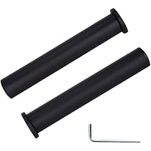 2x Barbell Adapter Sleeve for Standard 1'' to 2'' Weight Plates Secure Locking Hex Bolt Design for Safety and Stability 48 * 200mm