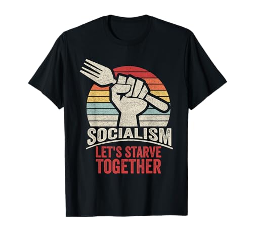 Retro Vintage Anti Communism Anti Socialism T-Shirt
