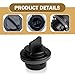 nodteem 1 PC Car Turn Signal Lamp Holder, Waterproof Shell + Sensitive Contact Light Bracket Assembly, Perfect Fit Replacement 921663K000 54213SR, Compatible with Hyundai Kia Elantra (Black)