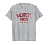 Photo Gallery valdosta georgia ga - design sportivo vintage, colore: rosso maglietta Photo Gallery valdosta georgia ga - design sportivo vintage, colore: rosso maglietta