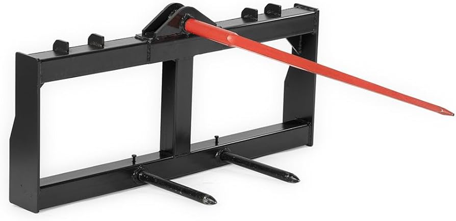Amazon.com: Titan Attachments Skid Steer Hay Frame Attachment, 49