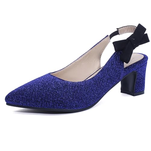Sandales femme bride arrière Lizoleor à talon moyen pointu pour fête