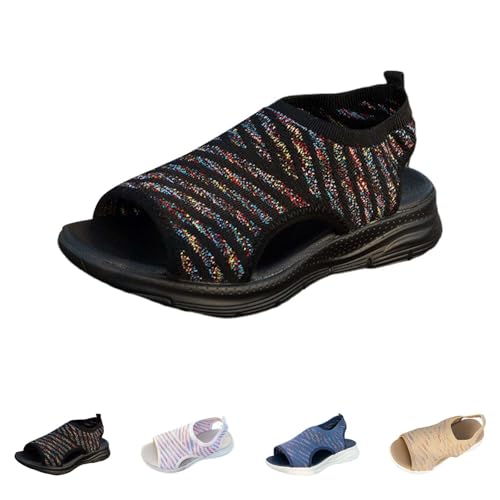 Sandalias Mujer Verano Comodas Deportivas Sandalias Planas Para Caminar Punta Abierta Antideslizantes Ligero Zapatos Plataforma De Senderismo Ortopédicas Moda Casual Piscina Playa Trekking Baratas