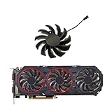 gtx 970 g1 windforce overclock Courant : 0,25 AMP FULIMEI Ventilateurs de refroidissement GTX970, 75MM, 2/3 broches, compatibles avec les cartes graphiques Gigabyte GTX 970 Windforce G1, comme refroidisseur processeur remplacement(2Pin-Fan)