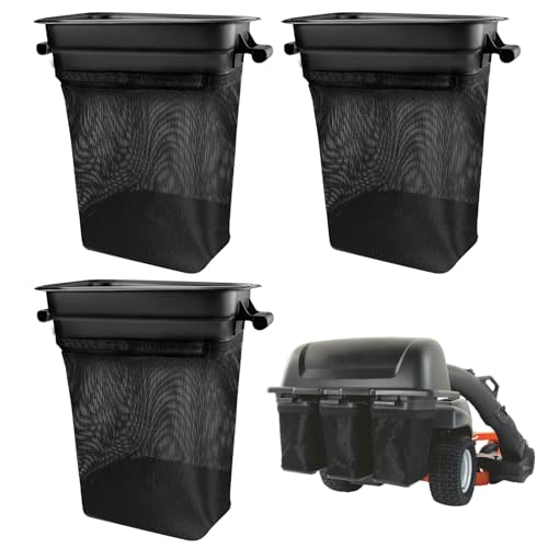 Braveboy 400226 532400226 Lawn Tractor Grass Catcher Container Bag Compatible with Husqvarna/Craftsman/Poulan Replaces 960730028, 966529103, G483ST, RZ30, RZ3016 for Dixon Riding Lawn Mowers (3 Pack)