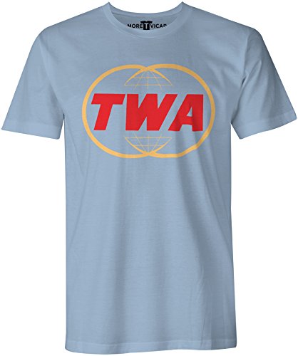 T Shirt Homme TWA Retro Airliner Logo l'Esprit du Voyage Vintage