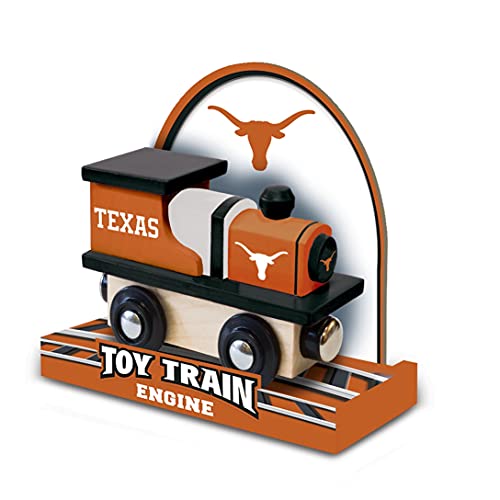 Image of MasterPieces Wood Train Engine - NCAA Texas Longhorns - Officially Licensed Toddler & Kids Toy